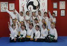 Junior martial arts class