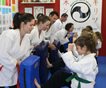 Junior Martial Arts Bag work